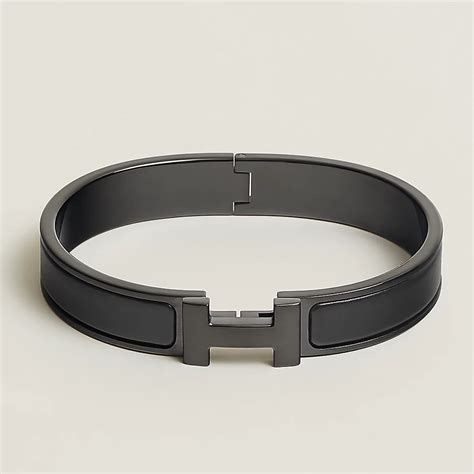 hermes men bracelet black|Hermes 18k gold bracelet.